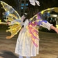 🦋🔥Julrea – upp till 50 % rabatt🎅✨Uppladdningsbara elektriska älvvingar med LED-ljus och musik