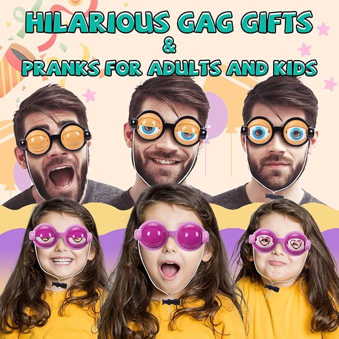 🔥Christmas Super Sale🏆Flash Sale💥Barnens blinkande galna glasögon med dragband🥸