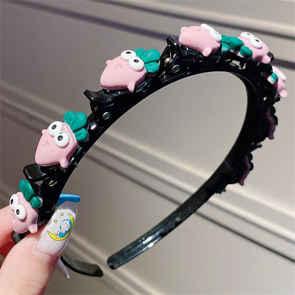 🎀 50% RABATT✨Söta flätade hårnål, fin dekoration för flickor