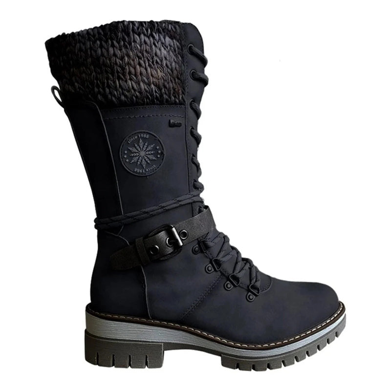 🎁Heta erbjudanden 49 % RABATT🔥Vattentäta knähöga snöstövlar för damer👢
