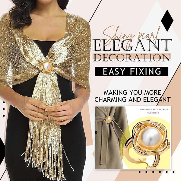 ✨ French Elegant Coat Scarf Buckle (50% discount) – Elegance at your fingertips!