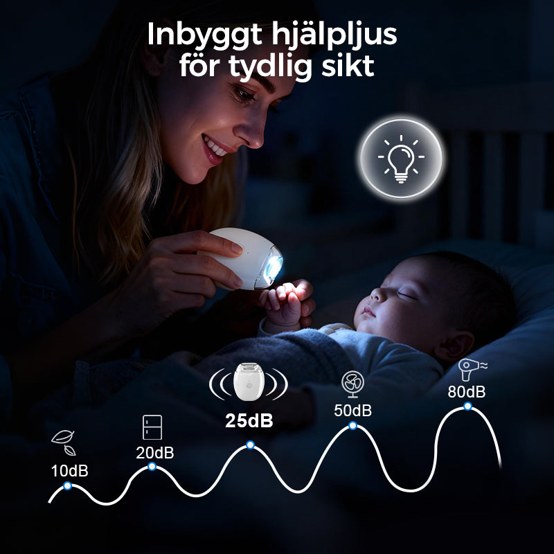 🔥 50 % RABATT! ✨ Automatisk nagelfil – 3 justerbara hastigheter, tyst, inbyggd LED-lampa för precisionsvård 💅✨