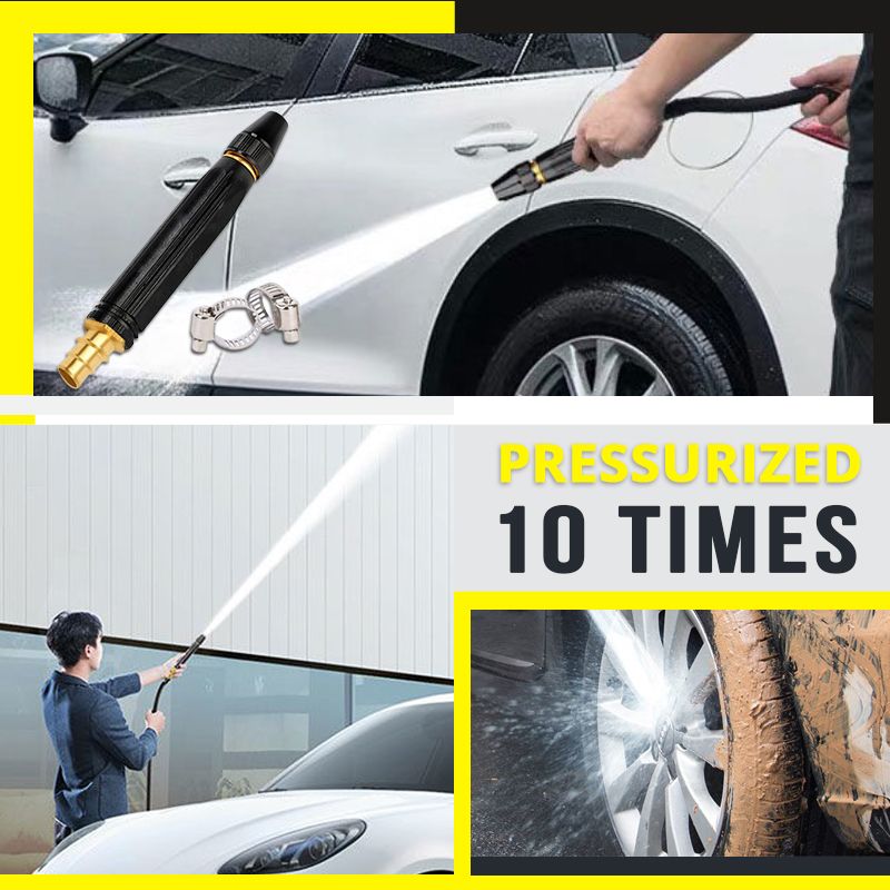 🚿60% RABATT – Högtryckstvätt för bilar och trädgården! 💦🚗 10 gånger kraftfullare, 8 spraylägen och extremt hållbart metallhölje