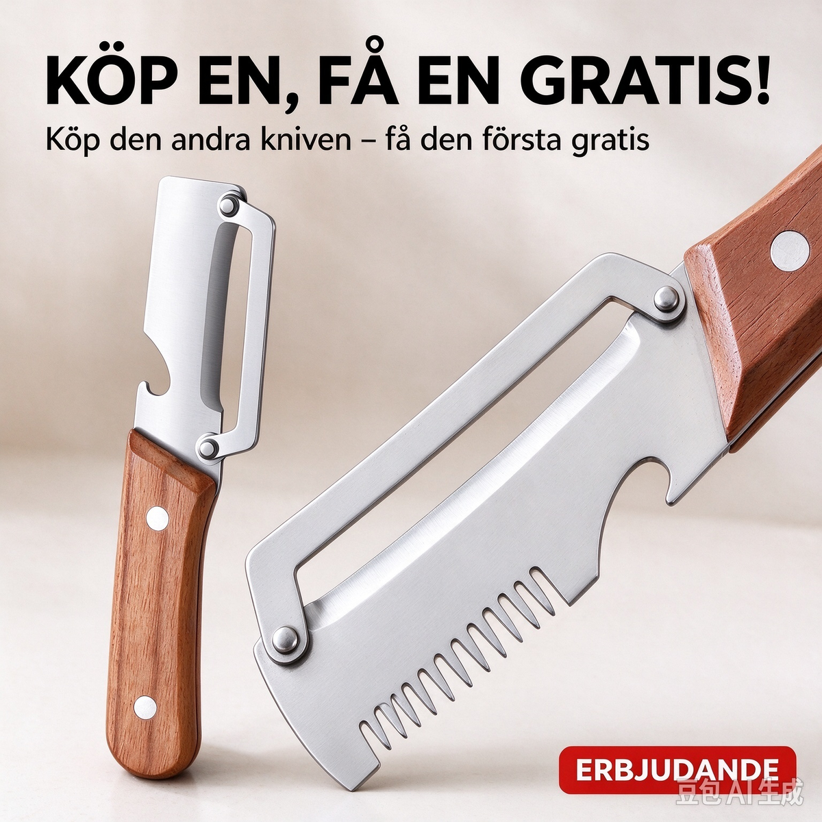 ⏰🔥 60 % RABATT UNDER BEGRÄNSAD TID! 🥬 3-i-1-skärare – snabb och enkel skärare, skalare och grönsakspress ✨🍴