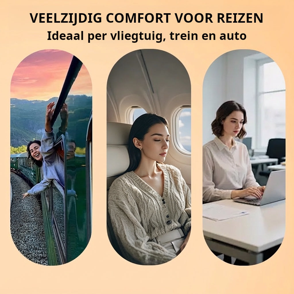 🔥50% RABATT🌬️✈️😴 Bärbar, uppblåsbar, ergonomisk resekudde: njut av en bekväm natts sömn när som helst, var som helst 🧳💤
