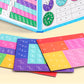 🎁Montessori Magnetisk bok Fraktionspussel för barn