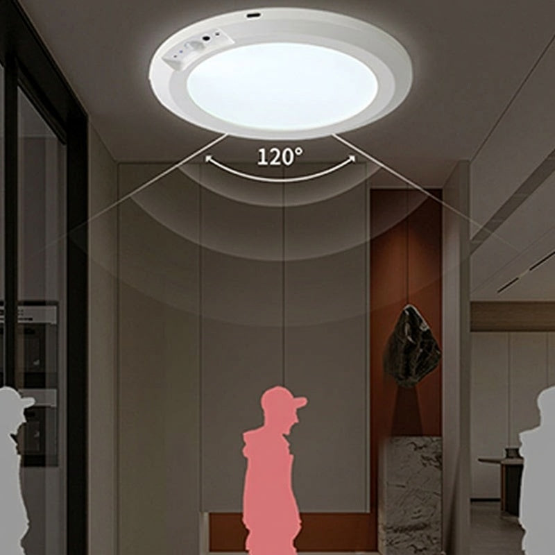 💎50 % rabatt✨Uppladdningsbar LED-taklampa med rörelsesensor💡⚡Tänds med röstkommando: nu slipper du besväret med att trycka på strömbrytare🔌