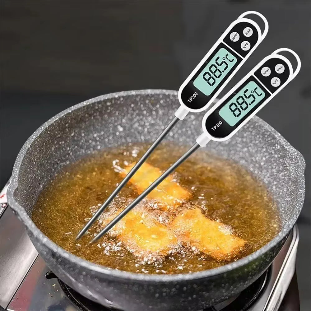 Digital köksvatten- och oljetermometer