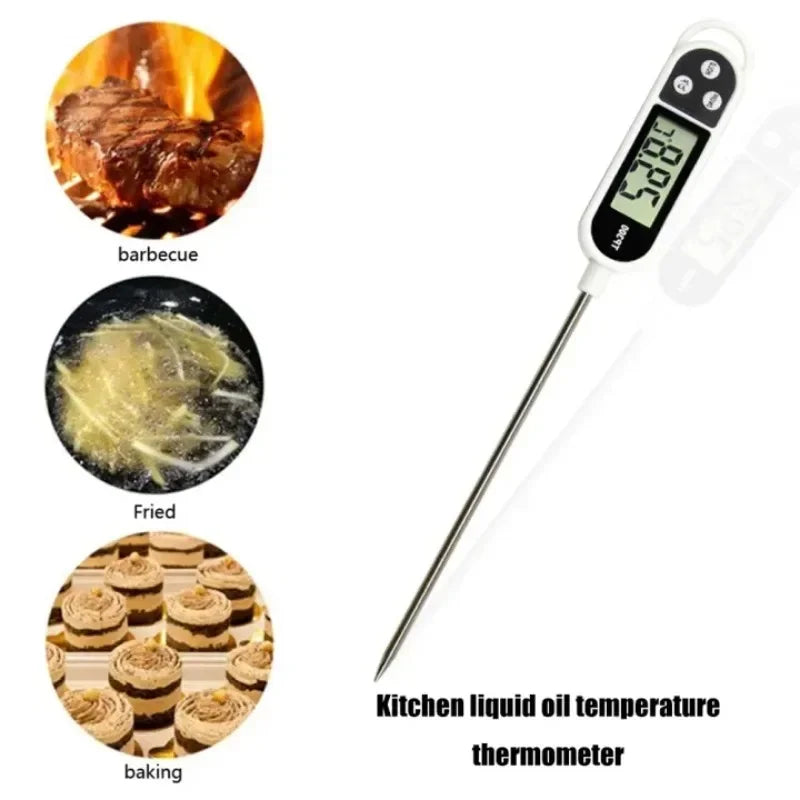 Digital köksvatten- och oljetermometer