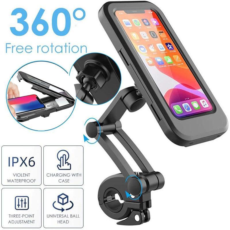 📱 Mobilhållare för cykel & MC | 360°