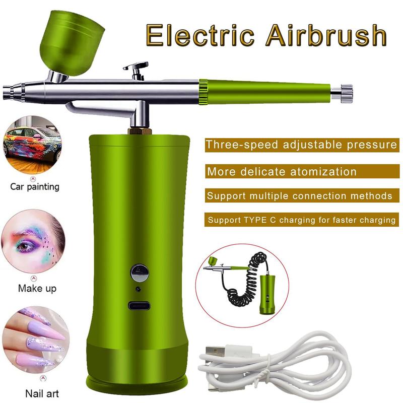 Elektrisk airbrush-sats med kompressor