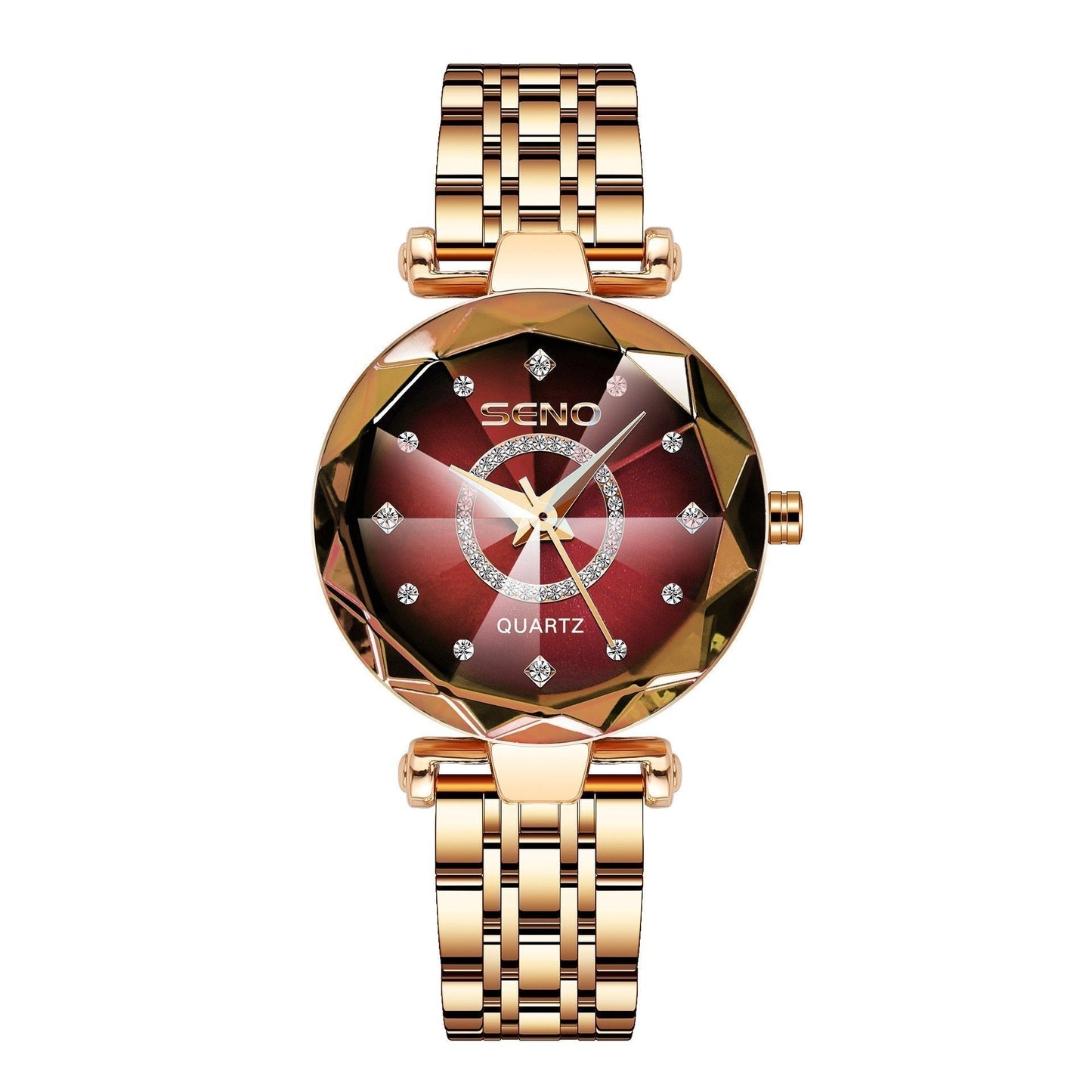 💎Starry Elegant Glitterande Klocka⭐