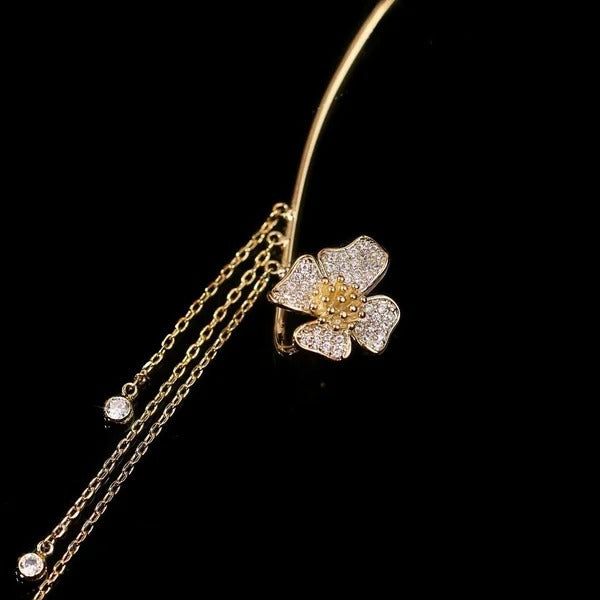💕Valentinsdagsspecial – 50 % rabatt💕Enkla örhängen med fjärils- och blommotiv samt tofsar – eleganta och bekväma, ingen piercing krävs 🌸🦋