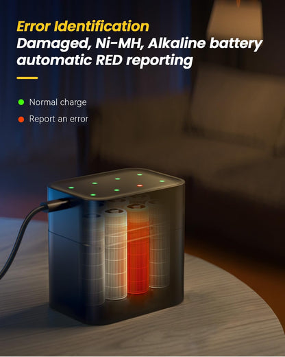 ✨HET FÖRSÄLJNING 49 % RABATT🔋Li-jonbatteri med integrerad laddningsförvaringsbox💡Överladdningsskydd