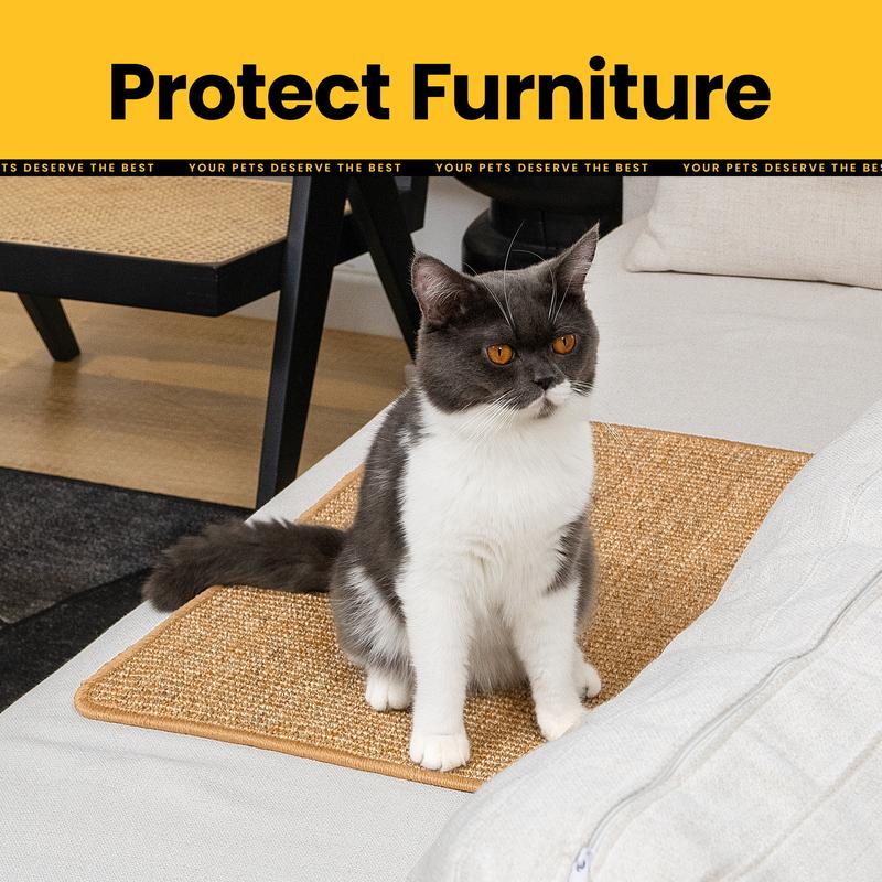 Klösmatta i naturlig sisal för katt
