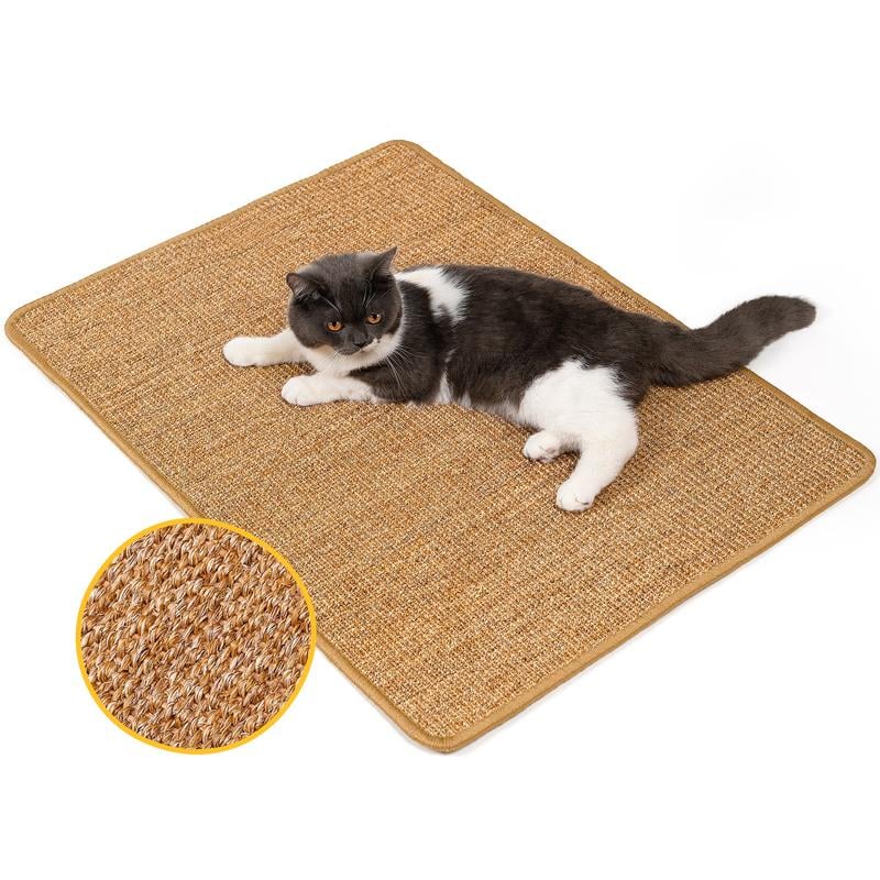 Klösmatta i naturlig sisal för katt
