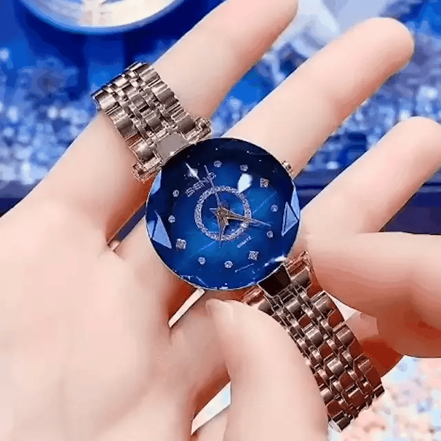 💎Starry Elegant Glitterande Klocka⭐
