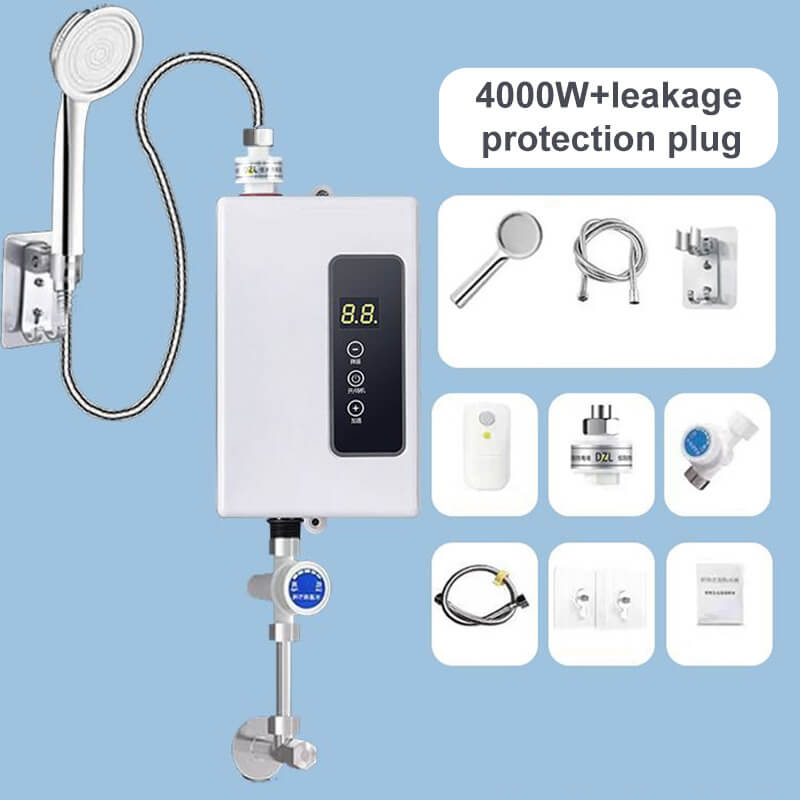 🚿 50% RABATT & FRI FRAKT! ✨ Tanklös Varmvattenberedare - Digital Temperaturkontroll med Kompakt Design för Omedelbar Varmvattenförsörjning ⚡🌡️