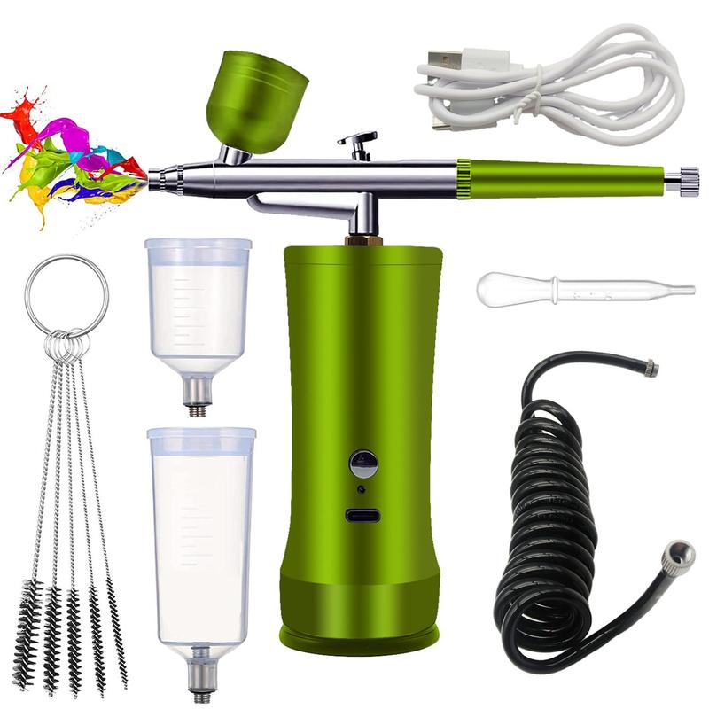 Elektrisk airbrush-sats med kompressor
