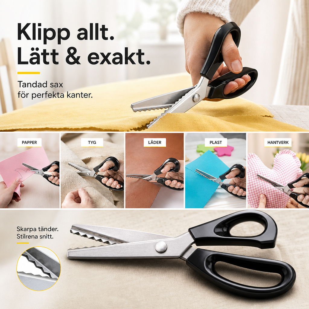 🔥50% RABATT NU! ✂️ DIY sax för spets- och sömnad Skarp och preciserad, perfekt för tyg, spets, broderi och hemmasömnad, bekväm handtag för långvarigt arbete 🧵✨