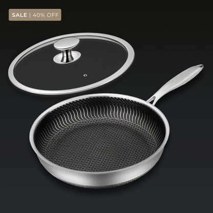 🔥Stor rea - 55% rabatt!!! 🍳Premium non-stick panna med lock