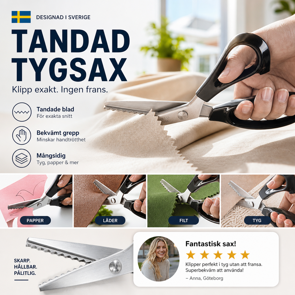 🔥50% RABATT NU! ✂️ DIY sax för spets- och sömnad Skarp och preciserad, perfekt för tyg, spets, broderi och hemmasömnad, bekväm handtag för långvarigt arbete 🧵✨