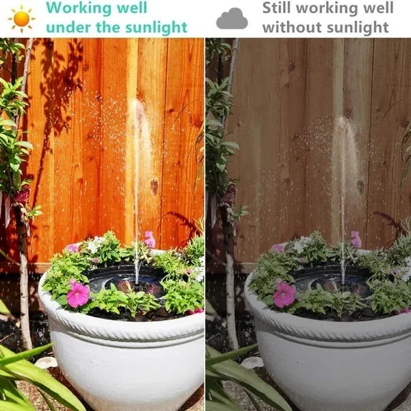 🐦 50% RABATT ☀️ | Soldriven Fågelfontän – 4 Utbytbara Munstycken & 190 l/h