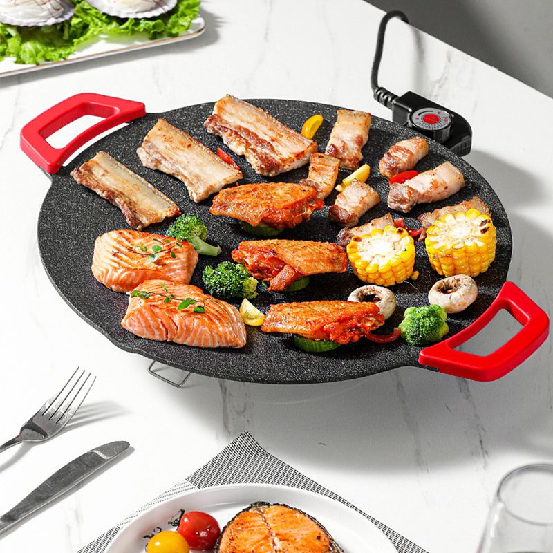 🔥 50% RABATT! Fri frakt! 🔥 🍳 Non-stick elektrisk bakplåt ✨ Lämplig för inomhus- och utomhusbruk ⚡ Nyckelfunktioner: ✅ Extra stor yta (40x25 cm) - kan grilla 4 portioner samtidigt ✅ Justerbar temperatur (80-230°C) ✅ Lätt att rengöra