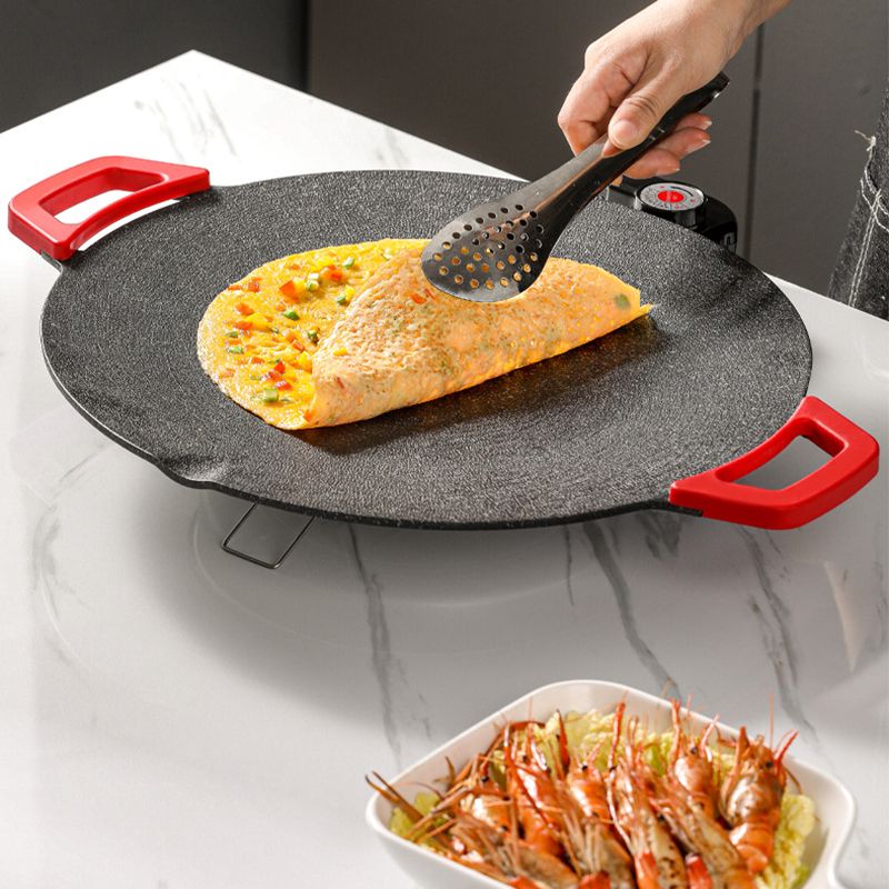 🔥 50% RABATT! Fri frakt! 🔥 🍳 Non-stick elektrisk bakplåt ✨ Lämplig för inomhus- och utomhusbruk ⚡ Nyckelfunktioner: ✅ Extra stor yta (40x25 cm) - kan grilla 4 portioner samtidigt ✅ Justerbar temperatur (80-230°C) ✅ Lätt att rengöra