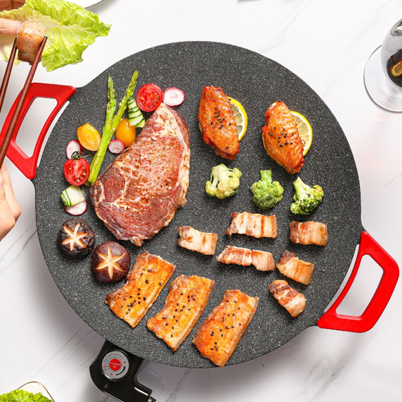 🔥 50% RABATT! Fri frakt! 🔥 🍳 Non-stick elektrisk bakplåt ✨ Lämplig för inomhus- och utomhusbruk ⚡ Nyckelfunktioner: ✅ Extra stor yta (40x25 cm) - kan grilla 4 portioner samtidigt ✅ Justerbar temperatur (80-230°C) ✅ Lätt att rengöra