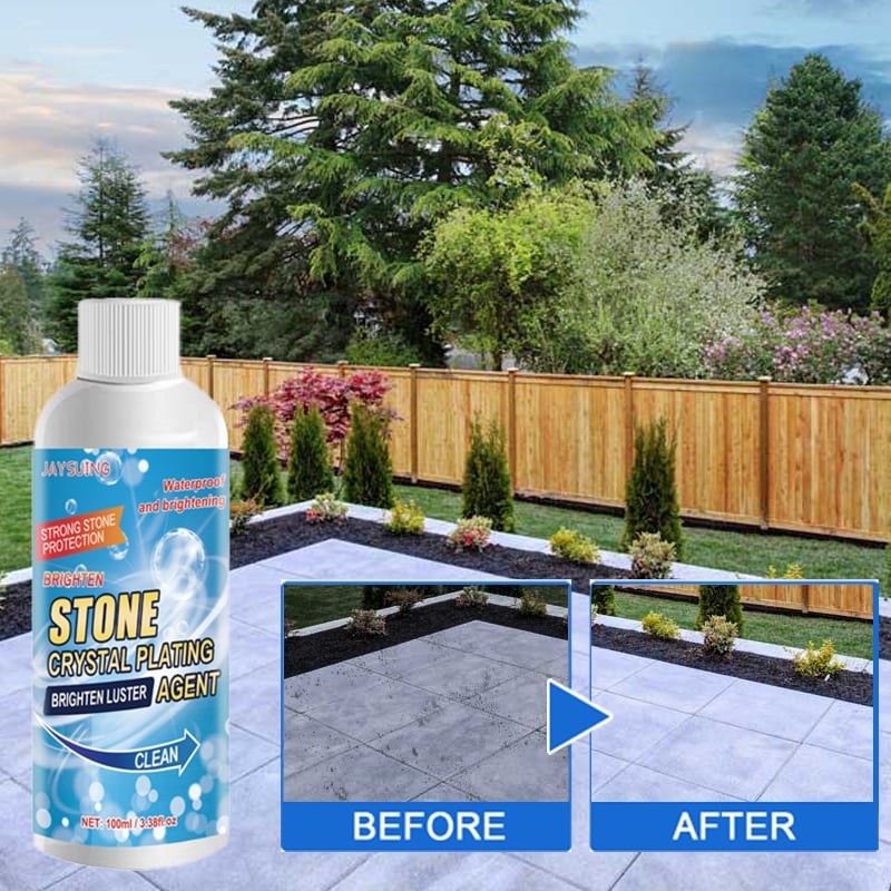 🧼 KÖP 2 FÅ 3! ✨💎 Stone Crystal Coating för Stenytor – Få Långvarigt Skydd och Spegelblank Glans! 💎