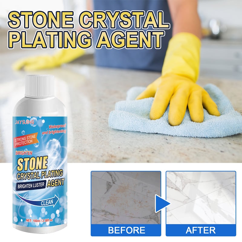 🧼 KÖP 2 FÅ 3! ✨💎 Stone Crystal Coating för Stenytor – Få Långvarigt Skydd och Spegelblank Glans! 💎