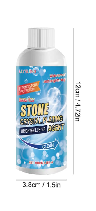 🧼 KÖP 2 FÅ 3! ✨💎 Stone Crystal Coating för Stenytor – Få Långvarigt Skydd och Spegelblank Glans! 💎