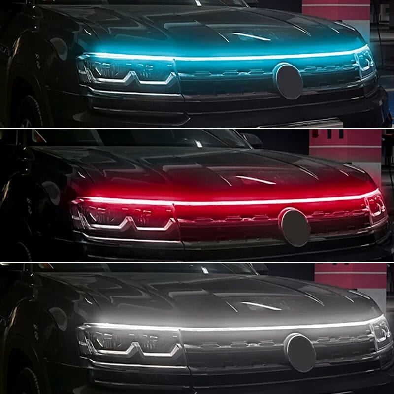 🔥【Dynamisk skanning HoodBeam-kit】- 50% OFF! Lys upp din omgivning med hypnotiska, mjuka skanningseffekter! ✨🚗