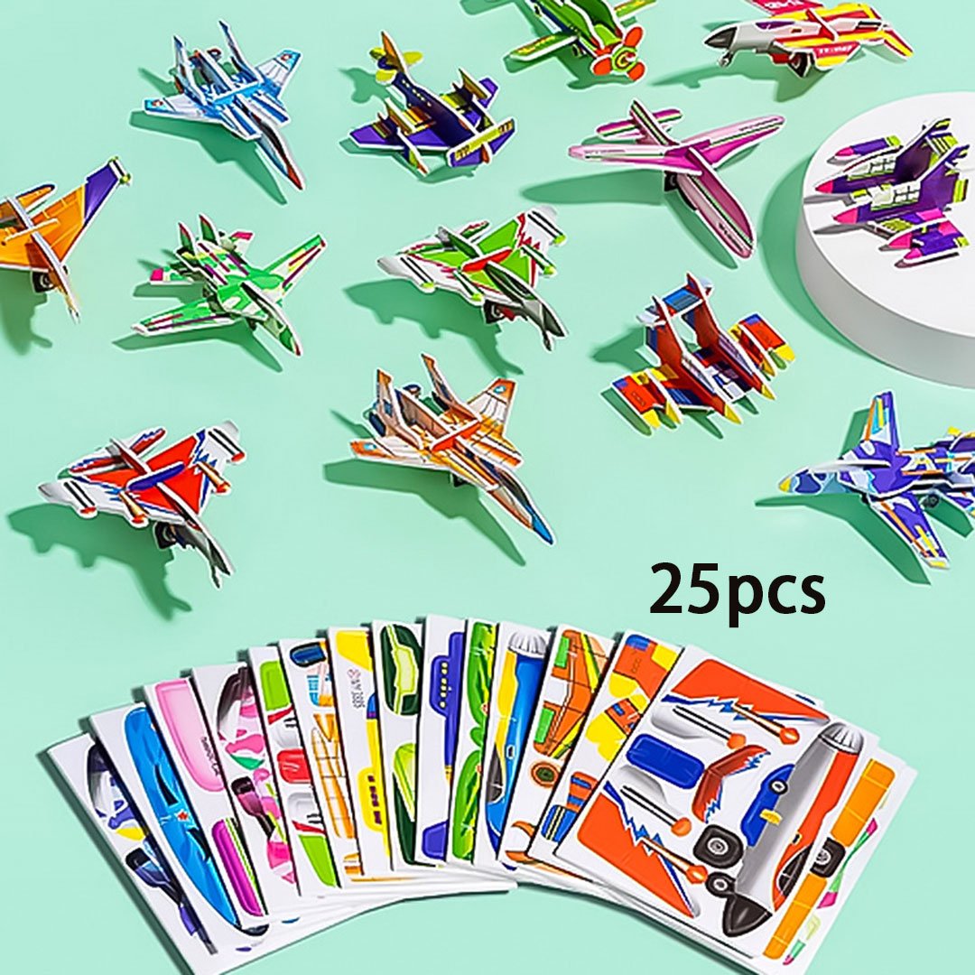 🧩 50% RABATT HET FÖRSÄLJNING! ✨ Pedagogiskt 3D-pussel med Tecknade Figurer - 57 Delar med Färgglada Motiv för Barns Utveckling 🎨👧