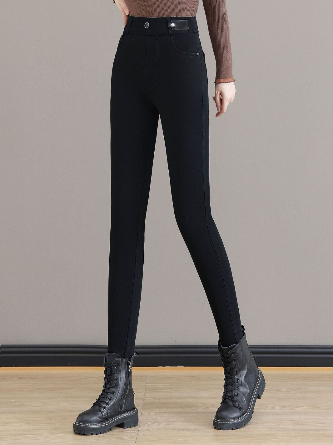 👖50% REA NU!🔥Damjeans med Hög Midja - Smalpassform & Stretch, Perfekt för Vardag och Stil ✨
