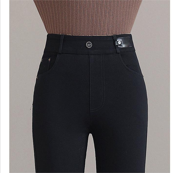 👖50% REA NU!🔥Damjeans med Hög Midja - Smalpassform & Stretch, Perfekt för Vardag och Stil ✨