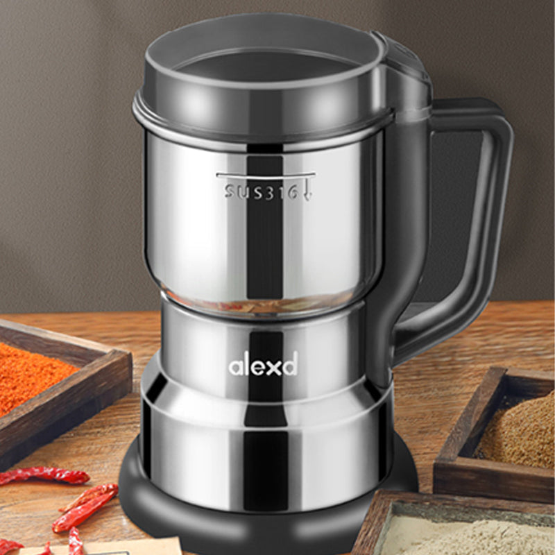 ⚙️ 50% RABATT! ✨ Elektrisk kaffekvarn & kryddslip i rostfritt stål – Mal kaffebönor, kryddor & nötter snabbt ☕