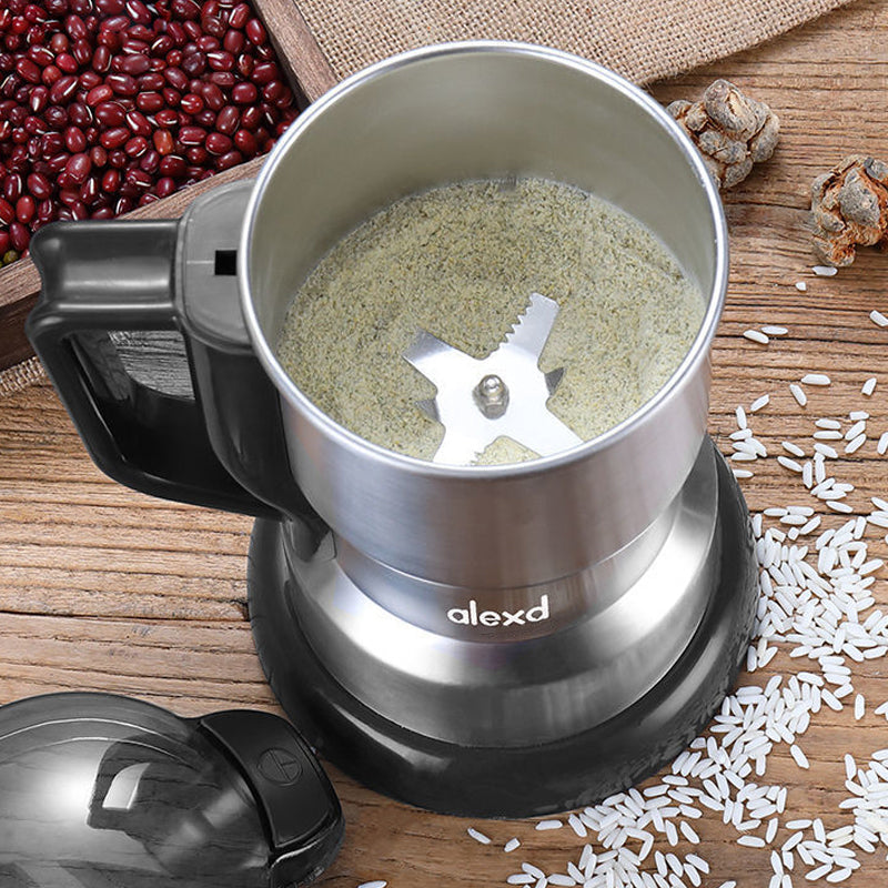 ⚙️ 50% RABATT! ✨ Elektrisk kaffekvarn & kryddslip i rostfritt stål – Mal kaffebönor, kryddor & nötter snabbt ☕