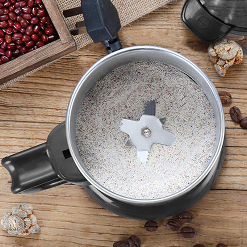 ⚙️ 50% RABATT! ✨ Elektrisk kaffekvarn & kryddslip i rostfritt stål – Mal kaffebönor, kryddor & nötter snabbt ☕