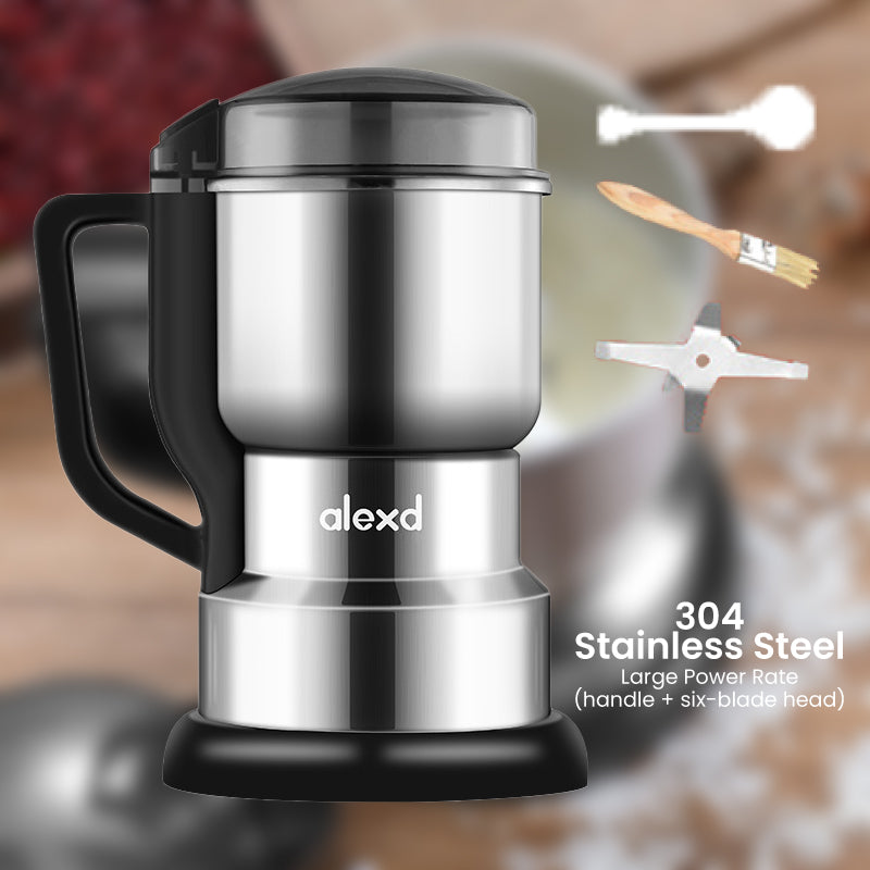 ⚙️ 50% RABATT! ✨ Elektrisk kaffekvarn & kryddslip i rostfritt stål – Mal kaffebönor, kryddor & nötter snabbt ☕