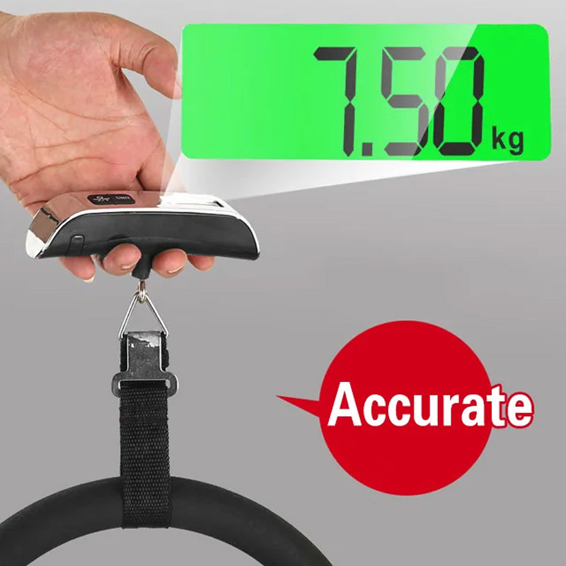 🔥🔥Nyhet 50 % RABATT🎁Bärbar LCD-display bagagevåg