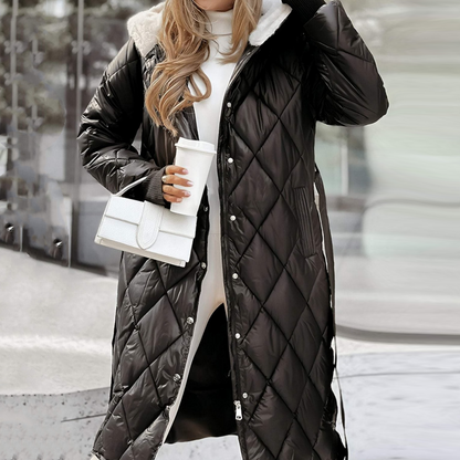 ❄️Step into Winter Discount Sale❄️Women's Winter Hooded Long Coat with Belt