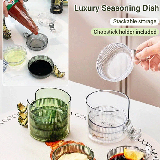 🧑‍🍳🧑‍🍳Kitchen Essentials🍽️ Clear Small Dipping Dish with Handle