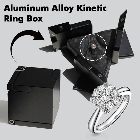 Aluminum Alloy 3d Printed Kinetic Ring Box💍💍