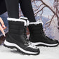 👢 50% REA NU! 🔥 Vattentäta Vinterkängor för Kvinnor - Varma & Skyddande, Perfekt för Snö och Kallt Väder