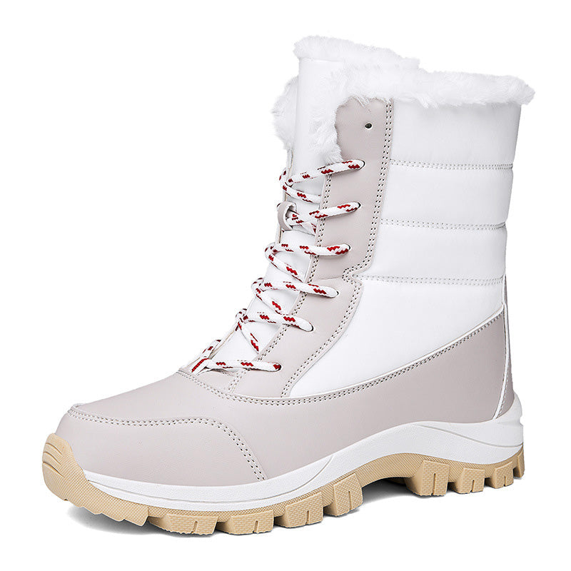 👢 50% REA NU! 🔥 Vattentäta Vinterkängor för Kvinnor - Varma & Skyddande, Perfekt för Snö och Kallt Väder