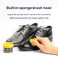 👞 KÖP 1 FÅR 1 GRATIS! ✨ LÄDERRESTOERINGSKRÄM - Återställer Färg & Reparerar Repor, Djupconditionering för Skor och Väskor, Enkel Applicering med Börste 🧽✨