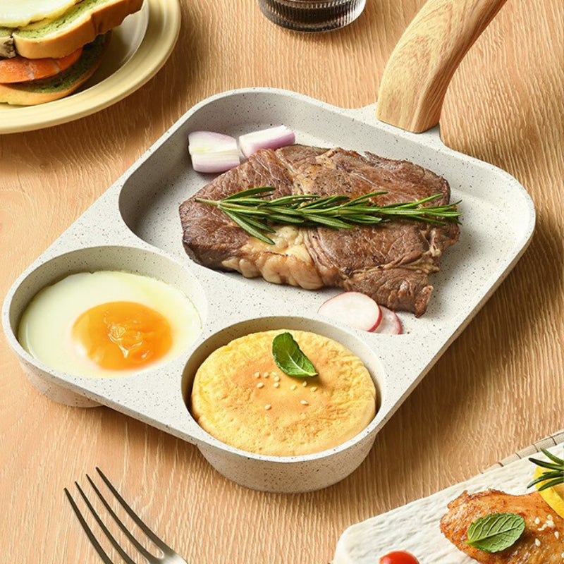 🔥🎁Nyhet 50 % RABATT🔥⏳Tidsbegränsat specialerbjudande⏰3-i-1 delbar nonstick-stekpanna