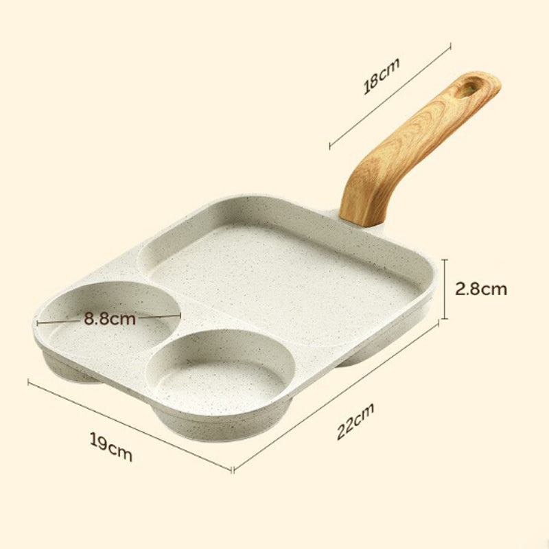 ⏳Tidsbegränsat specialerbjudande⏰3-i-1 delbar nonstick-stekpanna